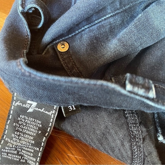7 For All Mankind high waist  Ankle Givenevere Jeans size 31 - Picture 5 of 14